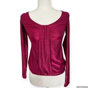 A/X ARMANI EXCHANGE FUCHSIA BLOUSE